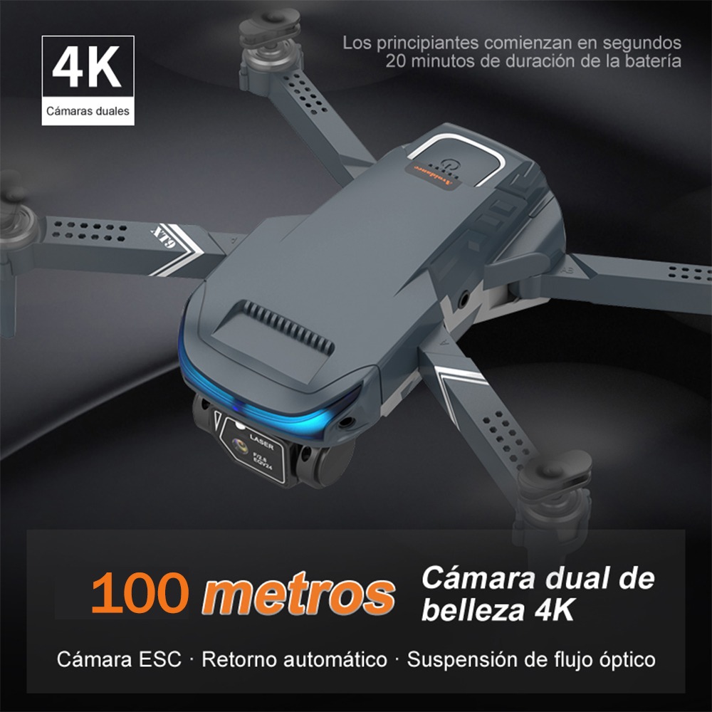 Mini Drone Profissional Completo Com Câmera Duplas 2 Bateria - Imagem 5