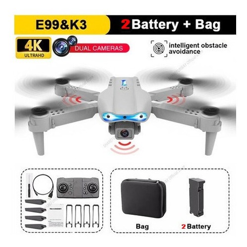 E99 Pro Drone 4k Câmera Dupla Edição Para Evitar Obstáculos - Imagem 8