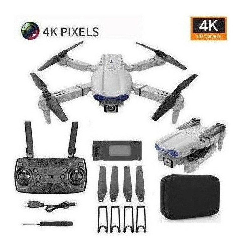 Câmera 4k Mini Drone E99 Pro Professional Com 2 Baterias - Imagem 11