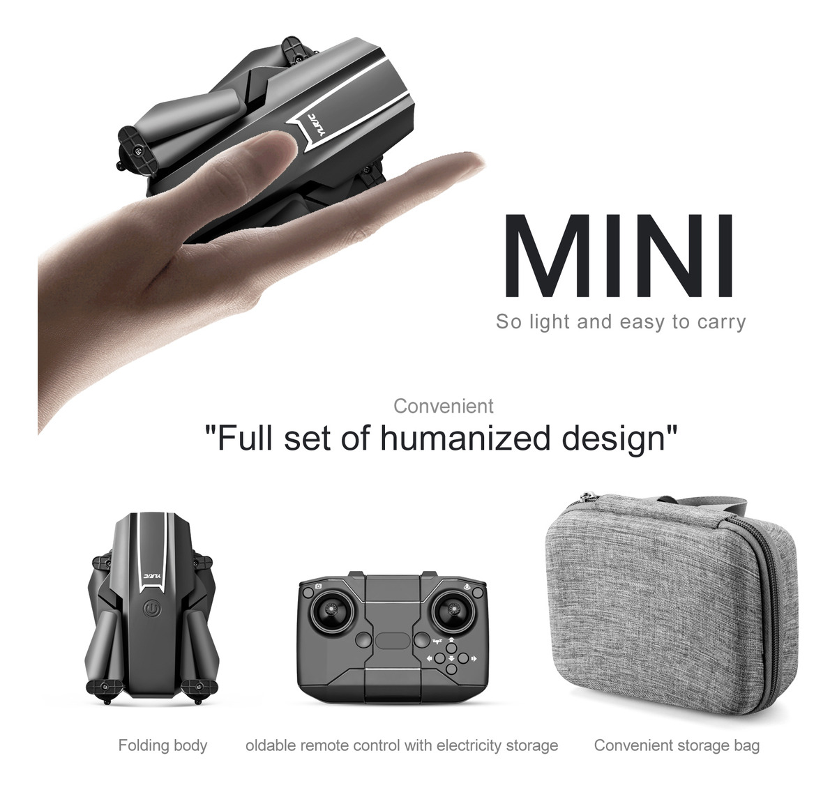 S65 Mini Rc Drone Rc Quadcopter Decolagem Com Um Botão - Imagem 4