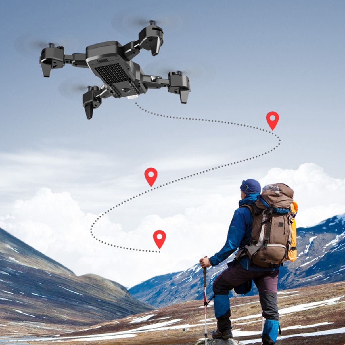 Drone X Profissional De Corrida Gps Sem Câmera Com Caixa - Imagem 6