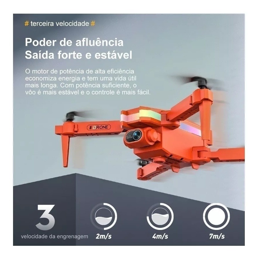 Mini Drone Profissional 4k Para Crianças + 2 Baterias - Imagem 3