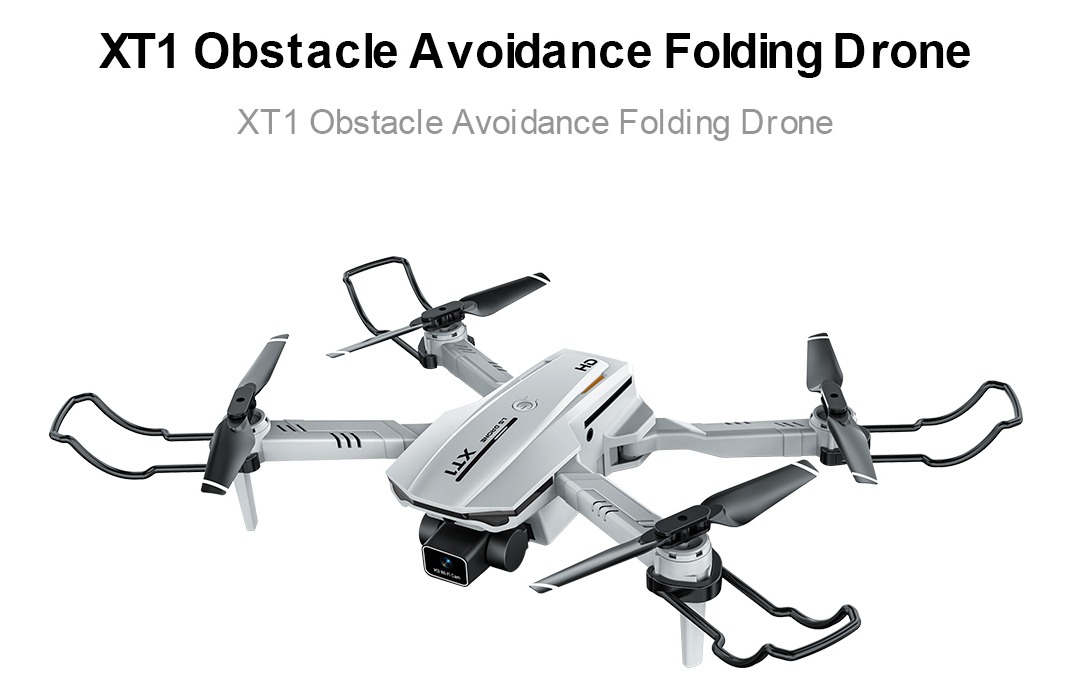 Xt1 Drones Profissionais Câmera Wifi Hd Evitação 2 Baterias - Imagem 2
