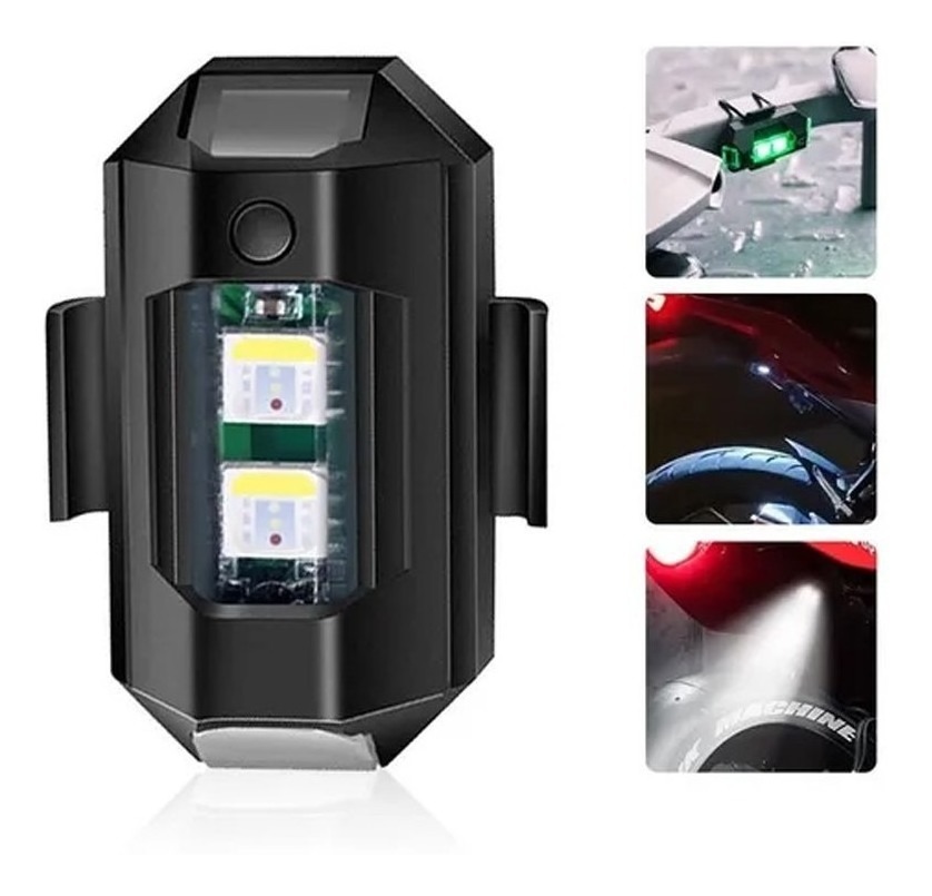 Mini Luz Estroboscópica Led Ulanzi Para Moto Drone - Imagem 7