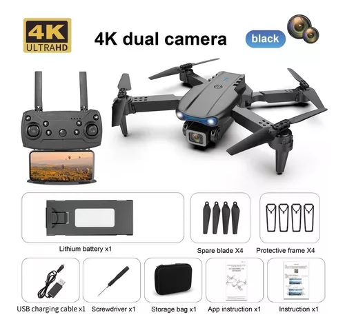 Drone Profissional E88 Pro 2.4ghz Com Câmera Hd E 1 Bateria - Imagem 2