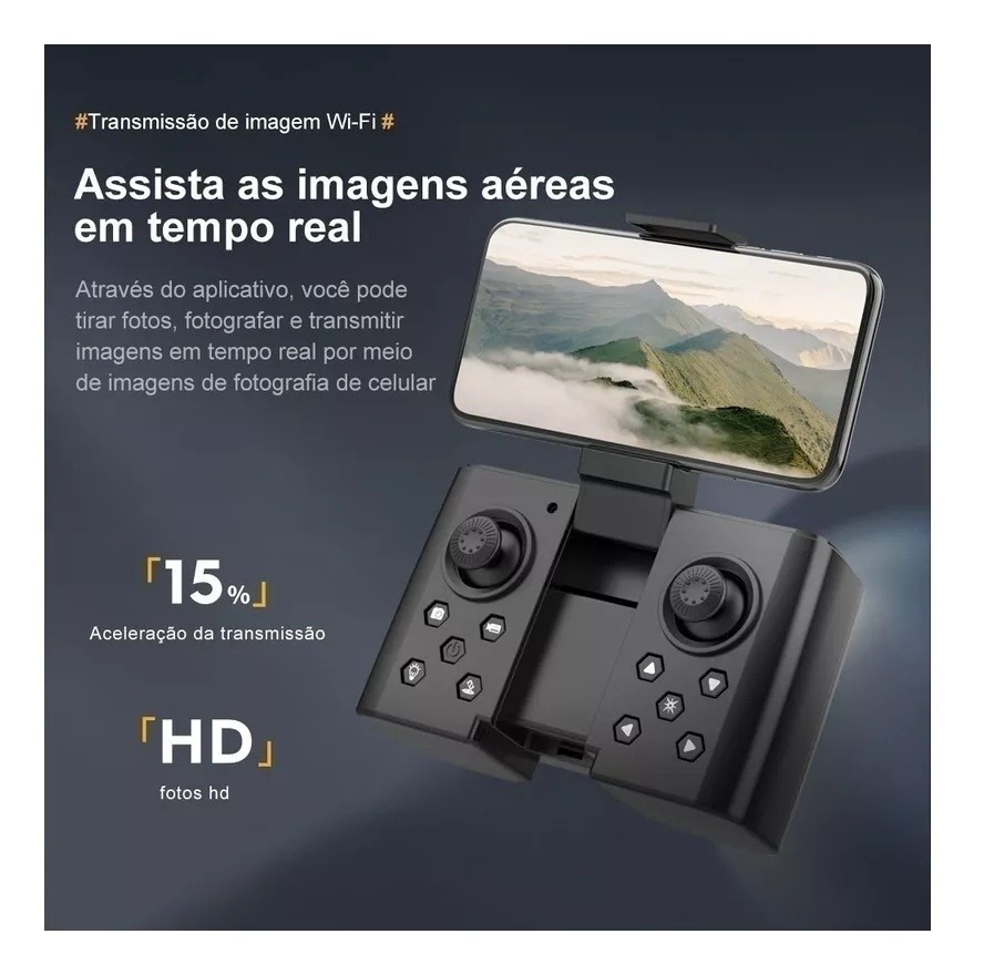 Mini Drone Profissional 4k Para Crianças + 2 Baterias - Imagem 6
