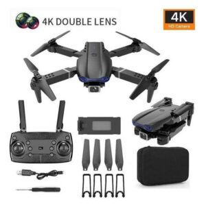 Mini Drone E99 Pro2 Professional 4k Câmera Dupla 2 Baterias