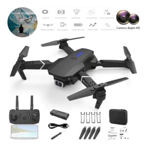 Drone Profissional E88 Pro Com Dupla Câmera E 1 Baterias