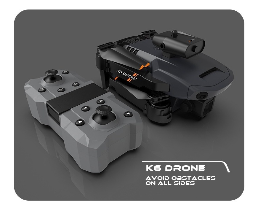 Mini Dobra Drone K6 Profissional Doble Camara 4k+3 Baterias - Imagem 5
