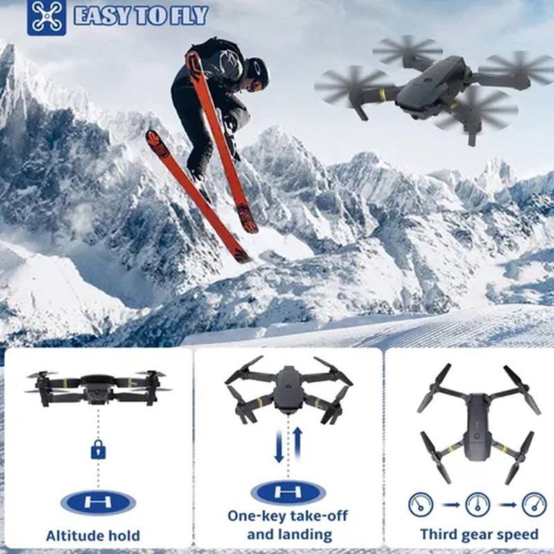 Drone E58 Com Câmera Dupla Hd+ 3 Baterias - Imagem 4