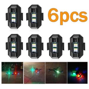 Ulanzi Mini Levou Luz Estroboscópica Para Zangão De Motocicl