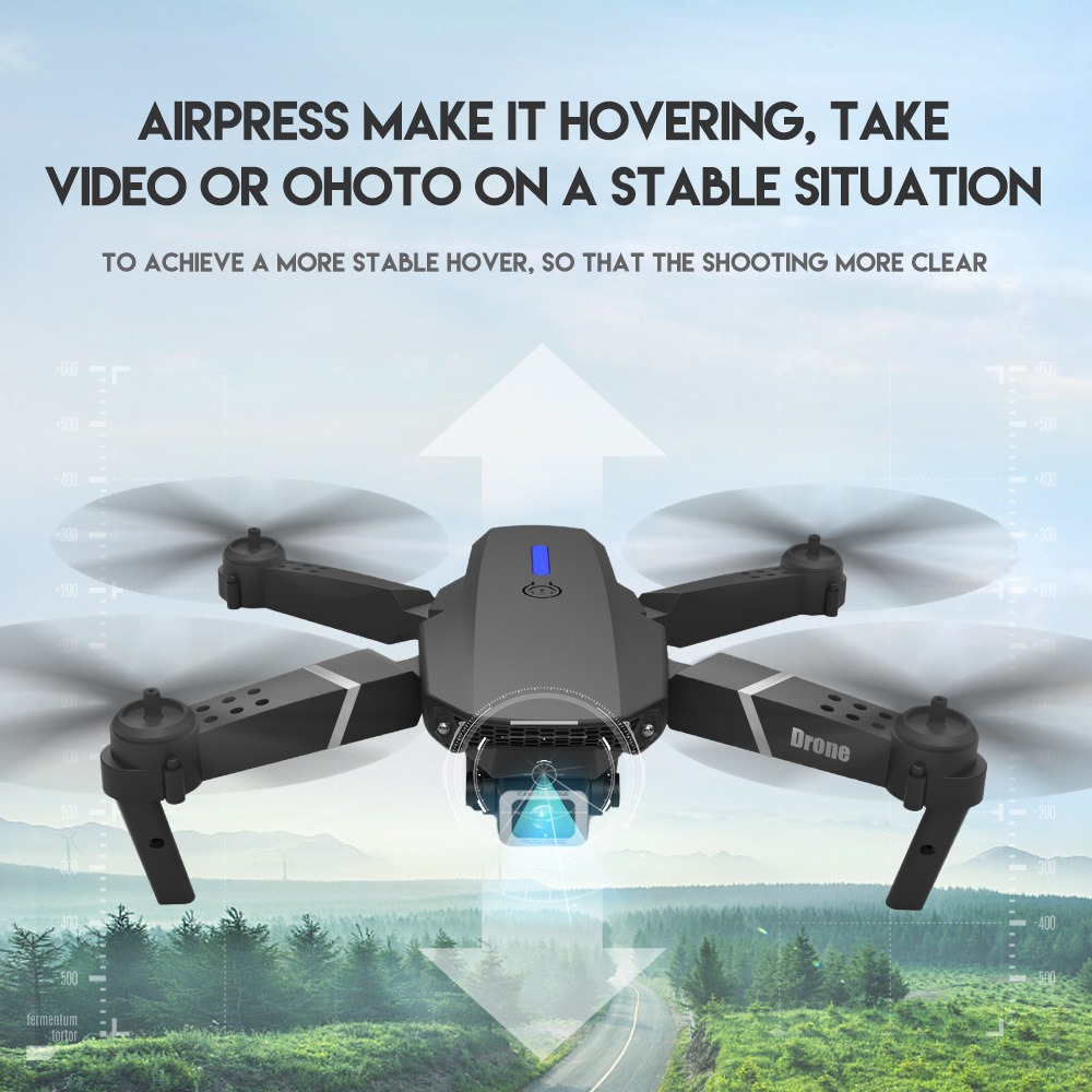 Drone Dobrável Xkj E88 Pro Com Câmera Dupla Grande Angular4k - Imagem 9