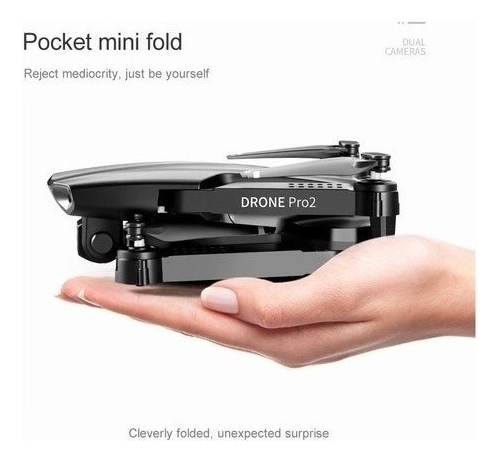 Mini Drone E99 Pro2 Professional 4k Câmera Dupla 2 Baterias - Imagem 3