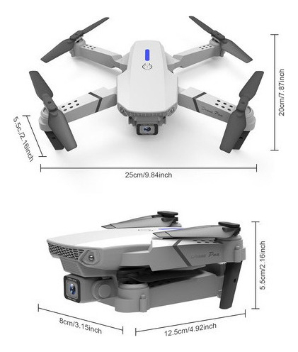 Mini Drone Câmera Grande Angular Wi-fi Barato + 2 Morcegos - Imagem 10