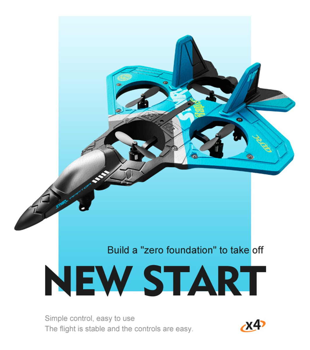Avião De Controle Remoto Rc Plane 2,4 Ghz 6ch Epp Foam Com - Imagem 10