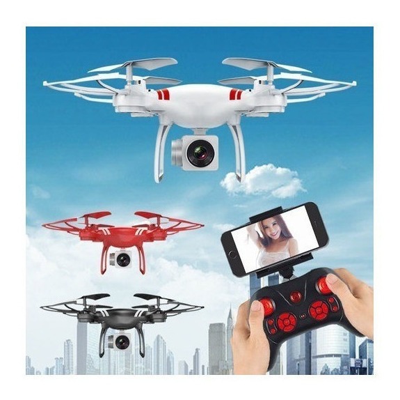 Câmera Drone 101 Branca Profissional 4k+2 Baterias - Imagem 3