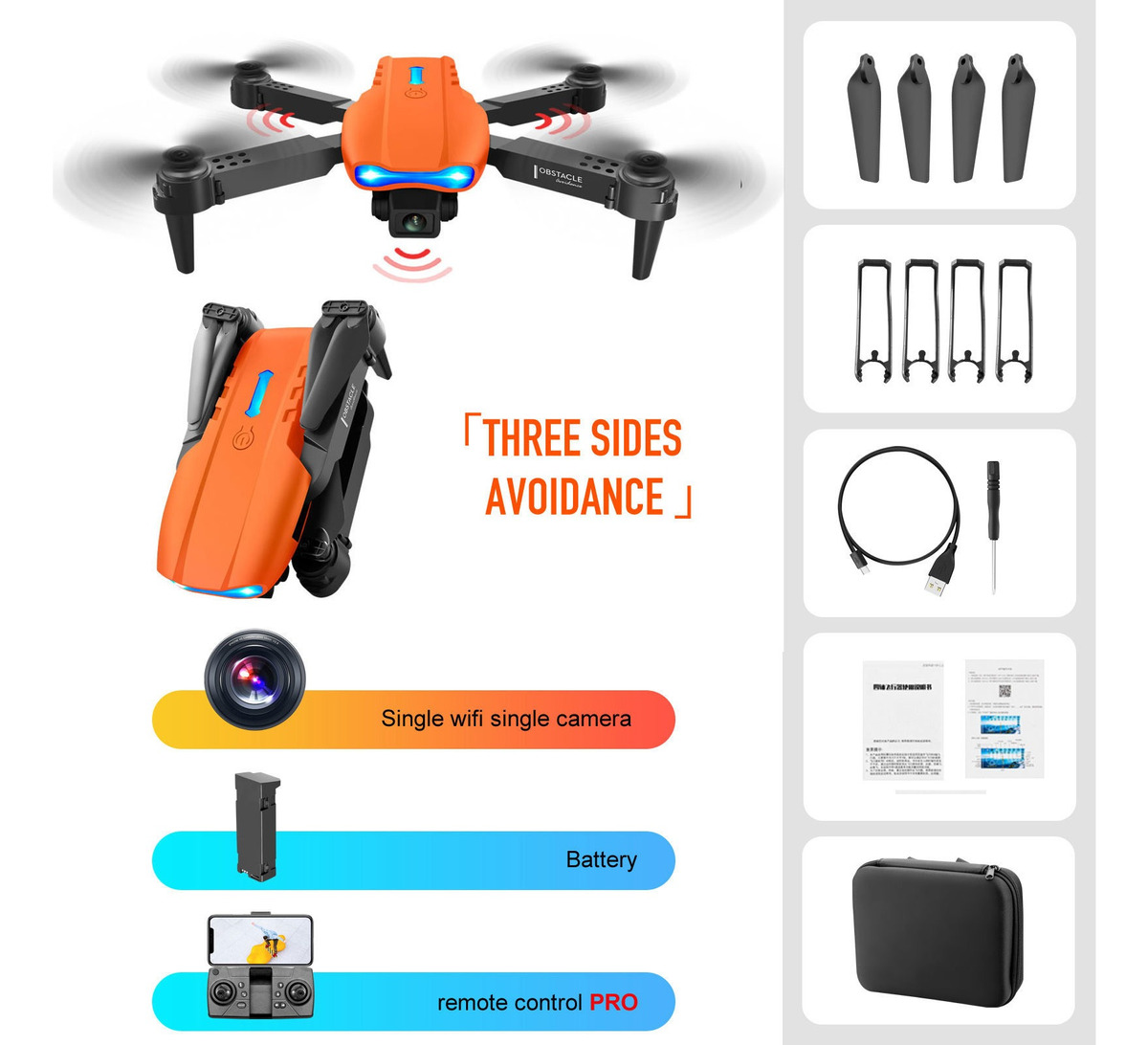 Mini Drone De Helicóptero Barato Para Crianças Com Câmera - Imagem 5