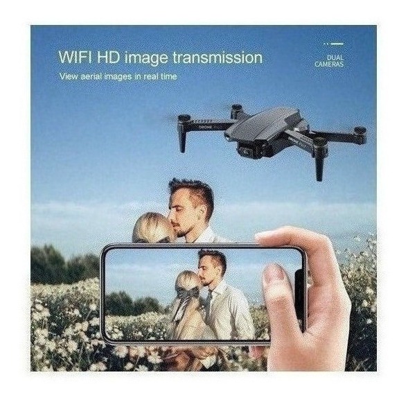 Câmera Dupla Mini Drone E99 Pro Professional 4k Com 3 Bateri - Imagem 7