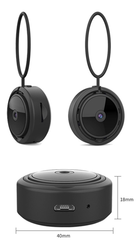 Câmera Electop-mini Wifi Com Visão Noturna, 1080p Ir - Imagem 2