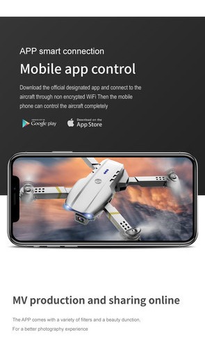 Mini Drone Com Câmera Para Filmagens Amadoras Single Len - Imagem 5