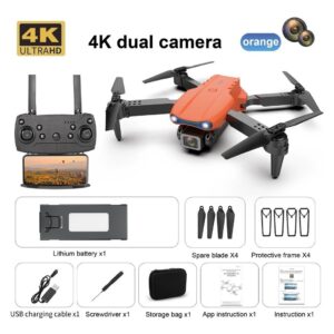 Drone Com Câmera Dupla 4k De Profissional De Alta Definição