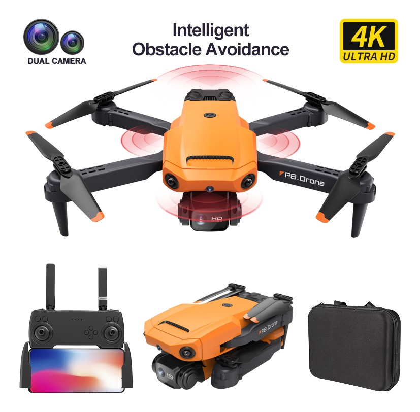 Drone Dobrável Profissional Novo Com Câmera 4k +2 Baterias - Imagem 10