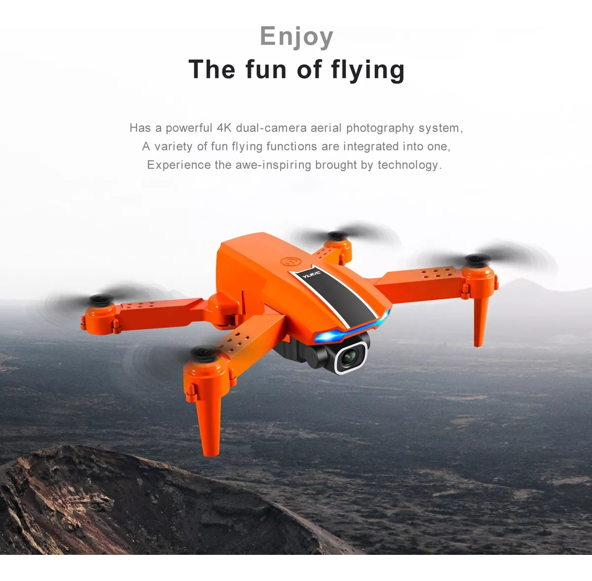 Mini Drone Rc Ylr/c S65 Com Câmera Dupla De Nível De Entrada - Imagem 6