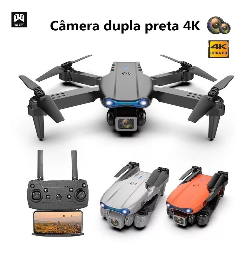 Drone Com Câmera Dupla 4k De Profissional De Alta Definição - Imagem 2