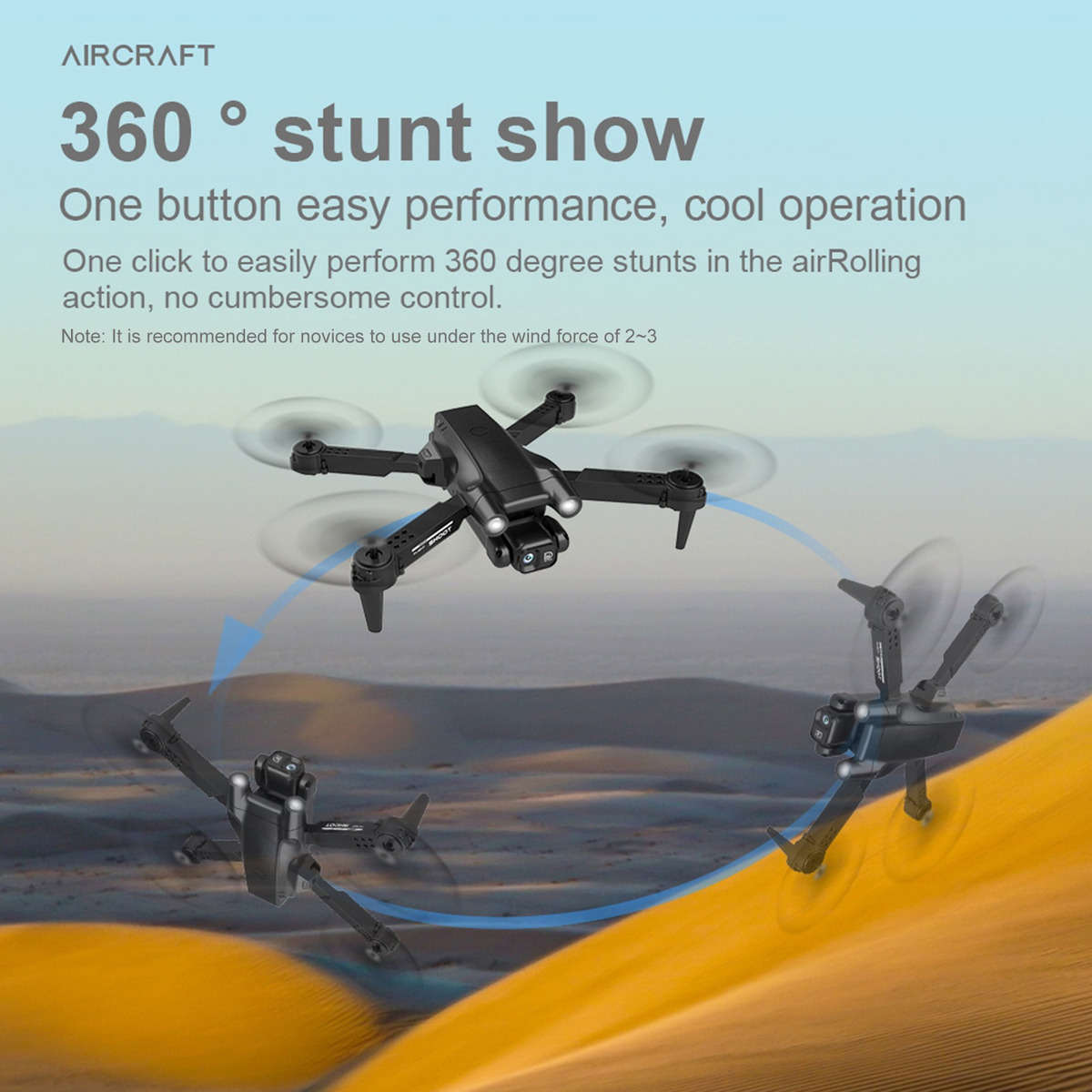 Quadricóptero Dobrável Fpv 3d Flip 4ch Rc Drone De 2,4 G (pr - Imagem 2