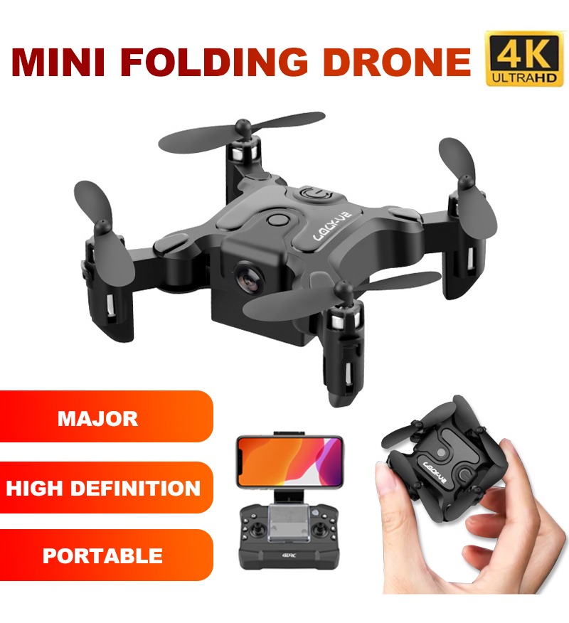Mini Drone Aerial 4k Fotografia Quadcopter Profissional