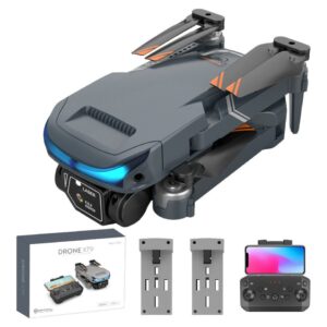 Xt9 Mini Drones Profissionais Câmera Dupla Esc 2 Baterias
