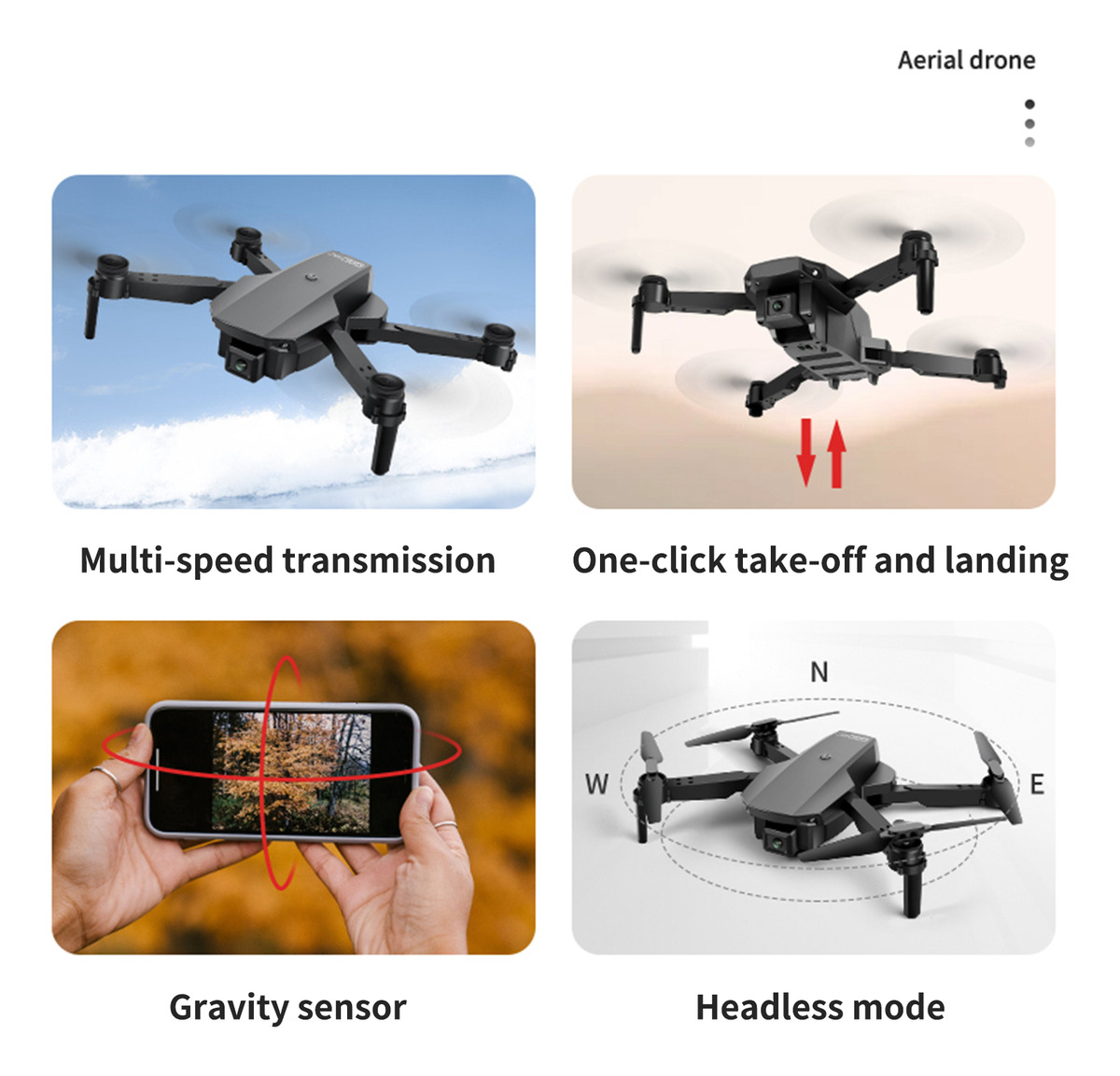 Sg107 Dobrável Mini Drone Com Câmera 4k Hd Indoor Rc - Imagem 9