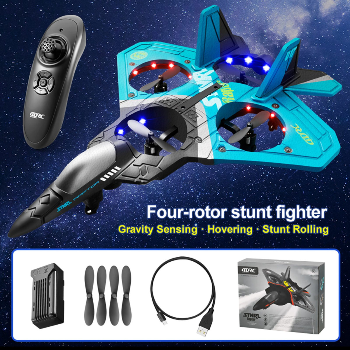 Avião De Controle Remoto Rc Plane 2,4 Ghz 6ch Epp Foam Com - Imagem 6