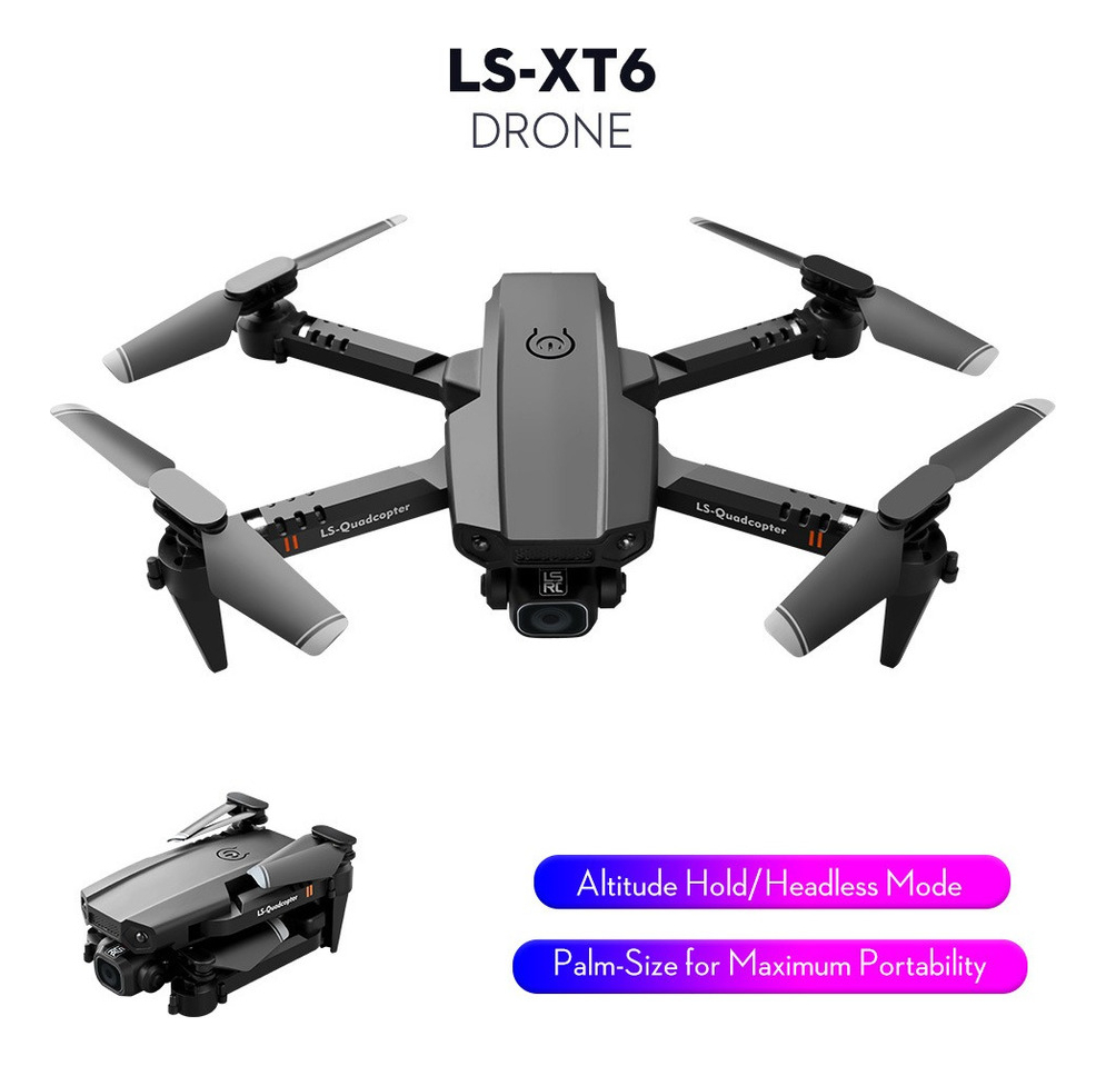 Mini Drone De Brinquedo Baixo Alcance Ls Xt6 De 6 Gyro 3d - Imagem 6