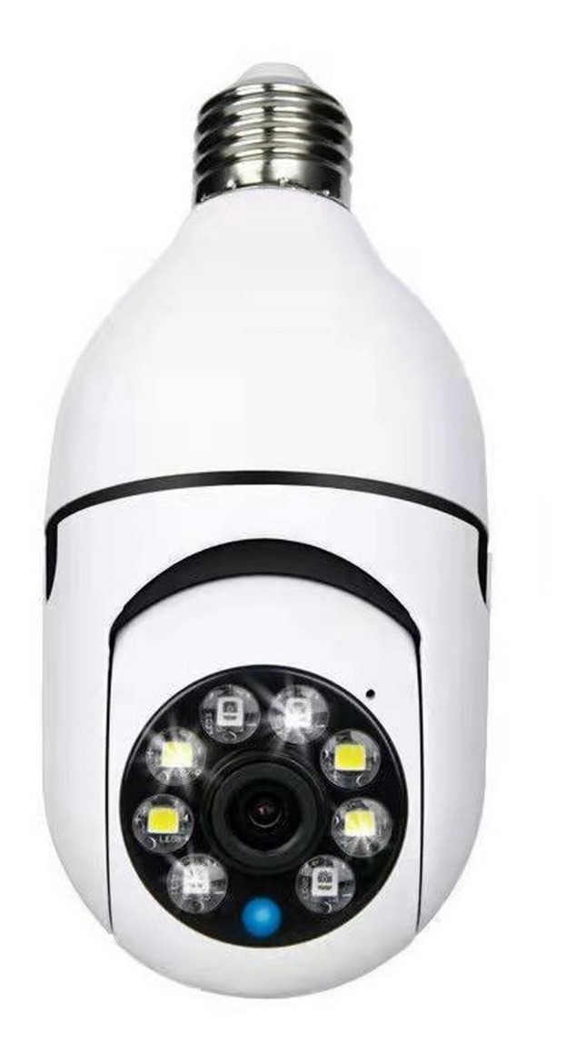 Câmera Ip Segurança Lâmpada Yoosee Panorâmica Wifi1080 Espiã - Imagem 2