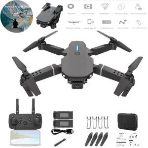 Drone E88 Pro Wifi Fpv 2.4ghz Com Câmera Hd E 2 Bateria