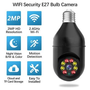 Camera De Segurança Wifi,360° Camera Espia 5ghz