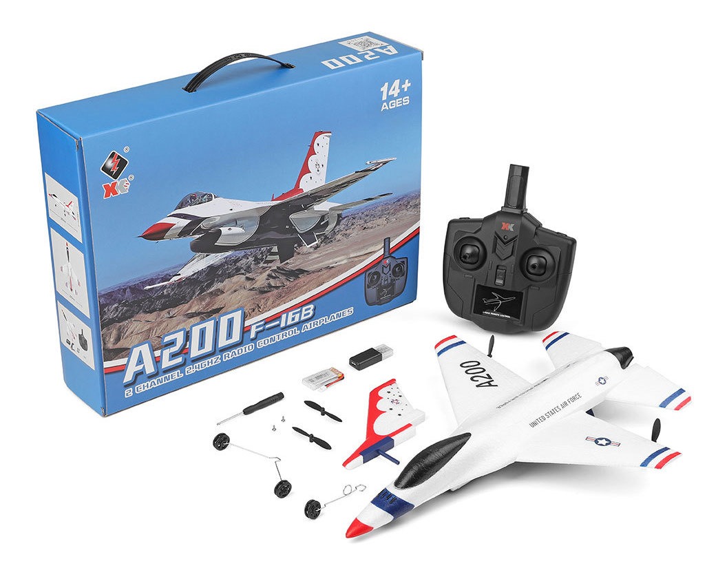 Aeronave Wltoys A200 De Asa Fixa Epp Foam Rc De 2 Canais - Imagem 3