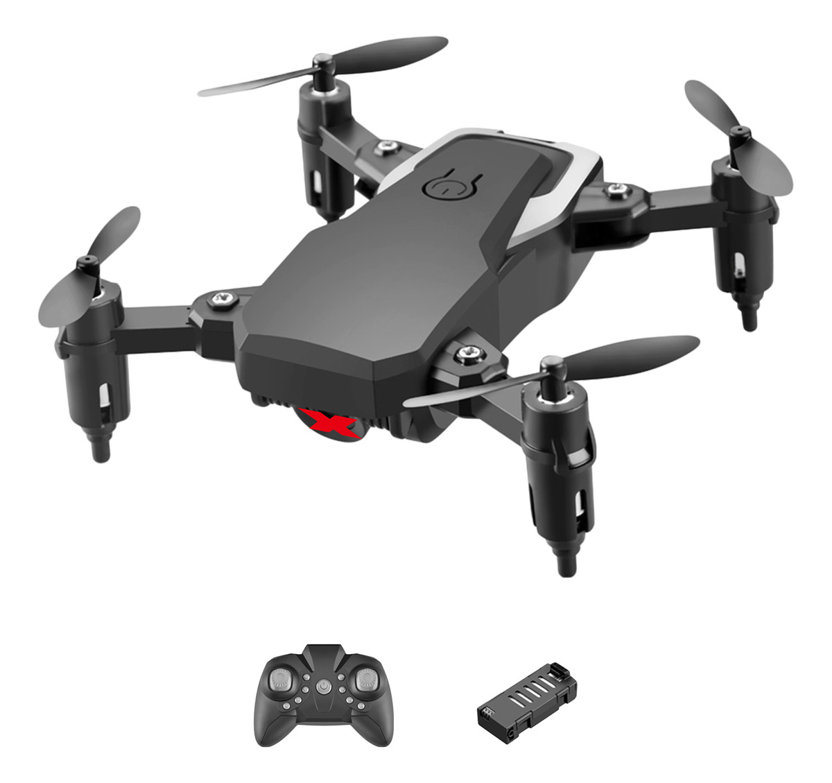 4 Canais Rc Drone Controle Remoto Quadcopter Dobrável (preto