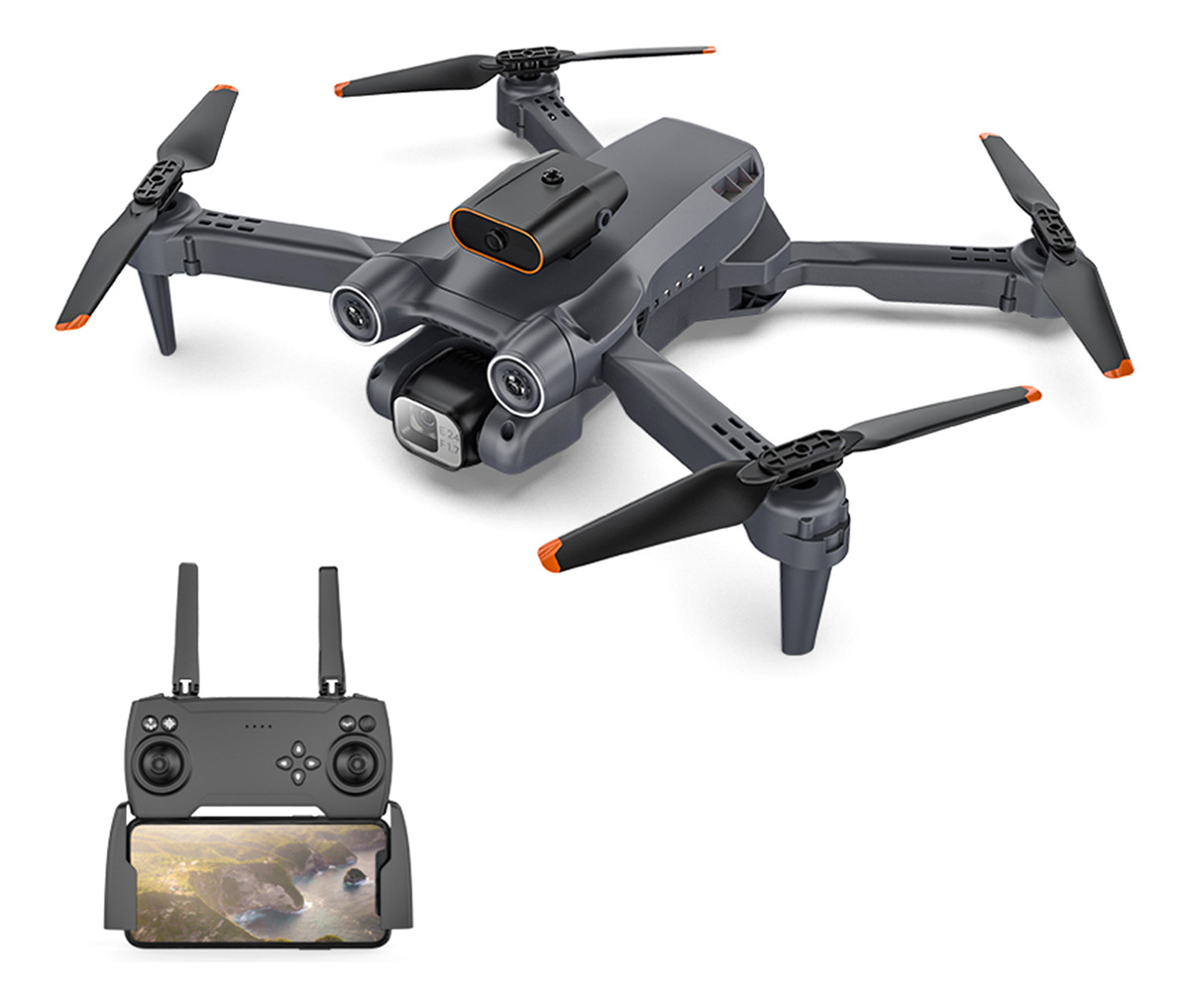 Drone Rc Com Câmera 4k Câmera Dupla Rc Quadcopter 360 Graus