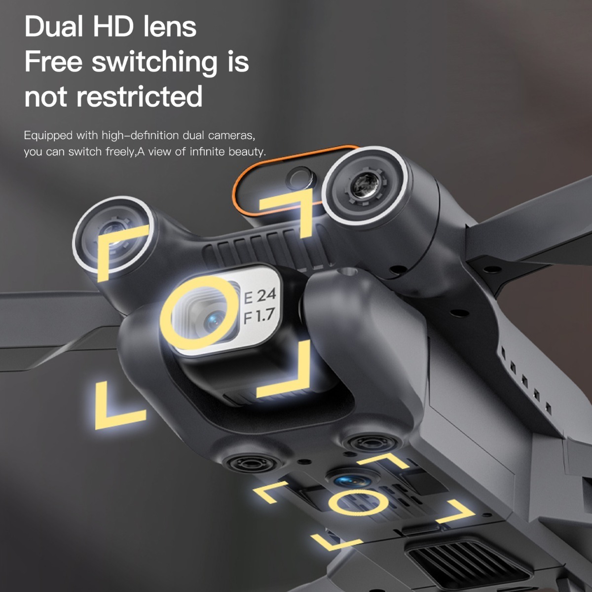Drone Rc Com Câmera 4k Câmera Dupla Rc Quadcopter 360 Graus - Imagem 6
