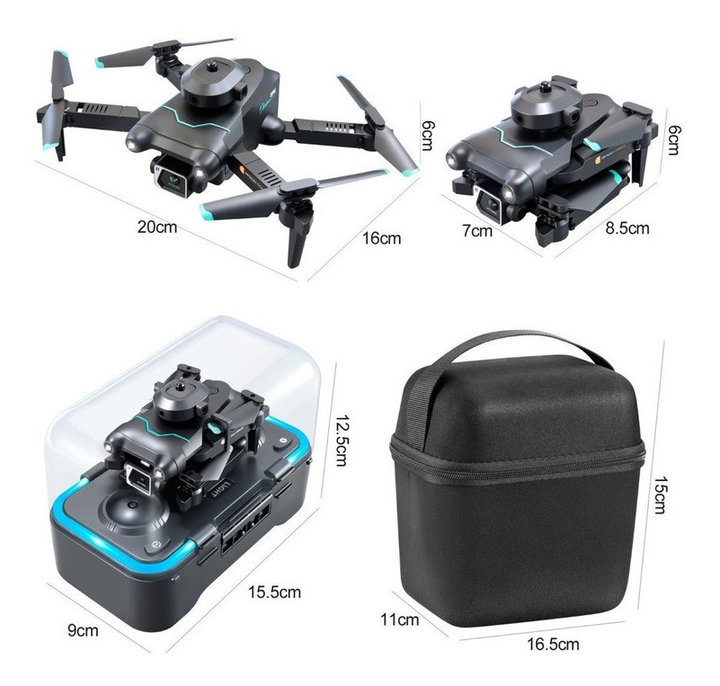 Drone De Câmera Profissional 4k Com Fluxo Óptico Altura Fixa - Imagem 2