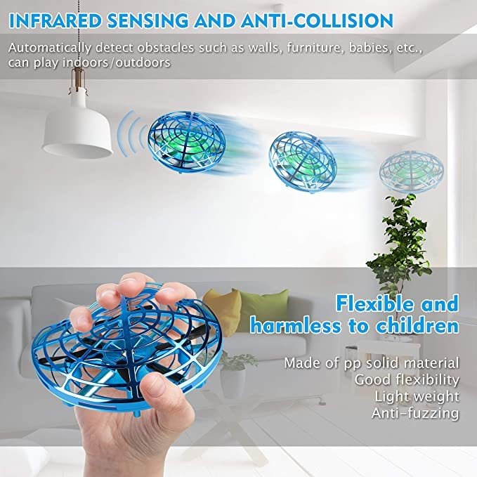 Mini Ufo Drone C/sensor De Impacto Anti E Rotação - Imagem 8