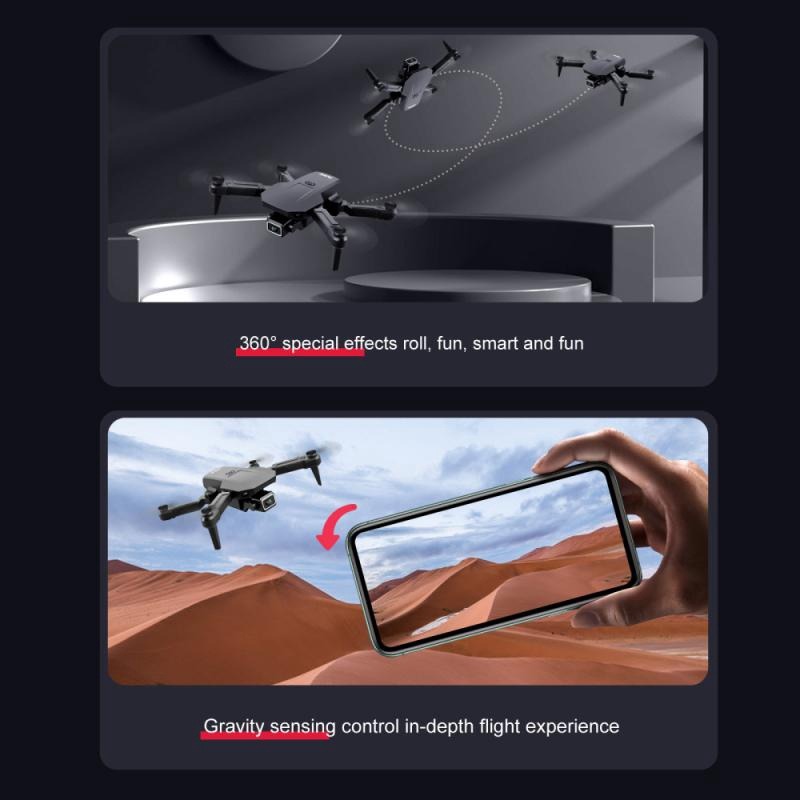 Mini Drone Quadricóptero Preto S68 Sem Câmera E 2 Baterias - Imagem 6