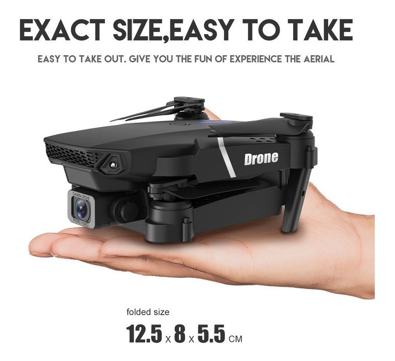 Drone Dobrável Xkj E88 Pro Com Câmera Dupla Grande Angular4k - Imagem 6