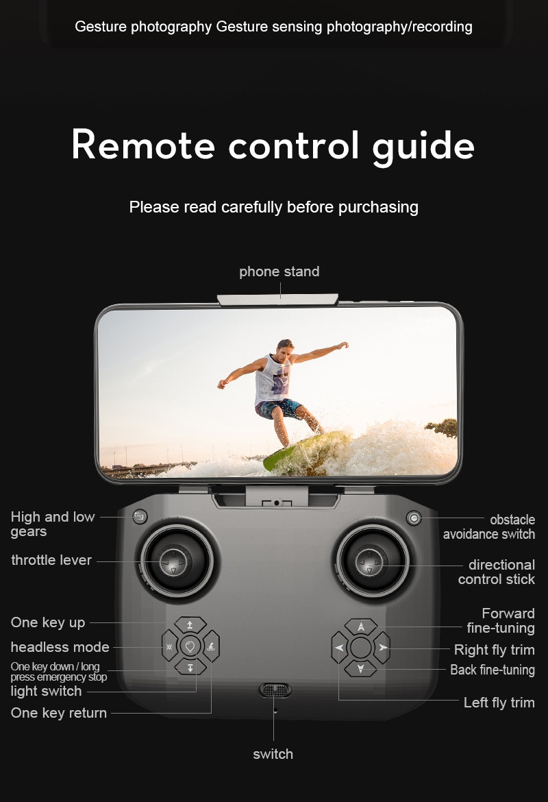 Xt1 Drones Profissionais Câmeras Duplas 4k Wifi Hd Evitação - Imagem 5