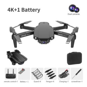 Mini Drone E99 Pro2 4k Hd Profissional Câmera Dupla +bateria