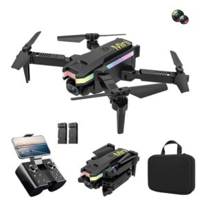 Xt8 Drone Profissional Câmera Dupla 4k Com Luzes Led
