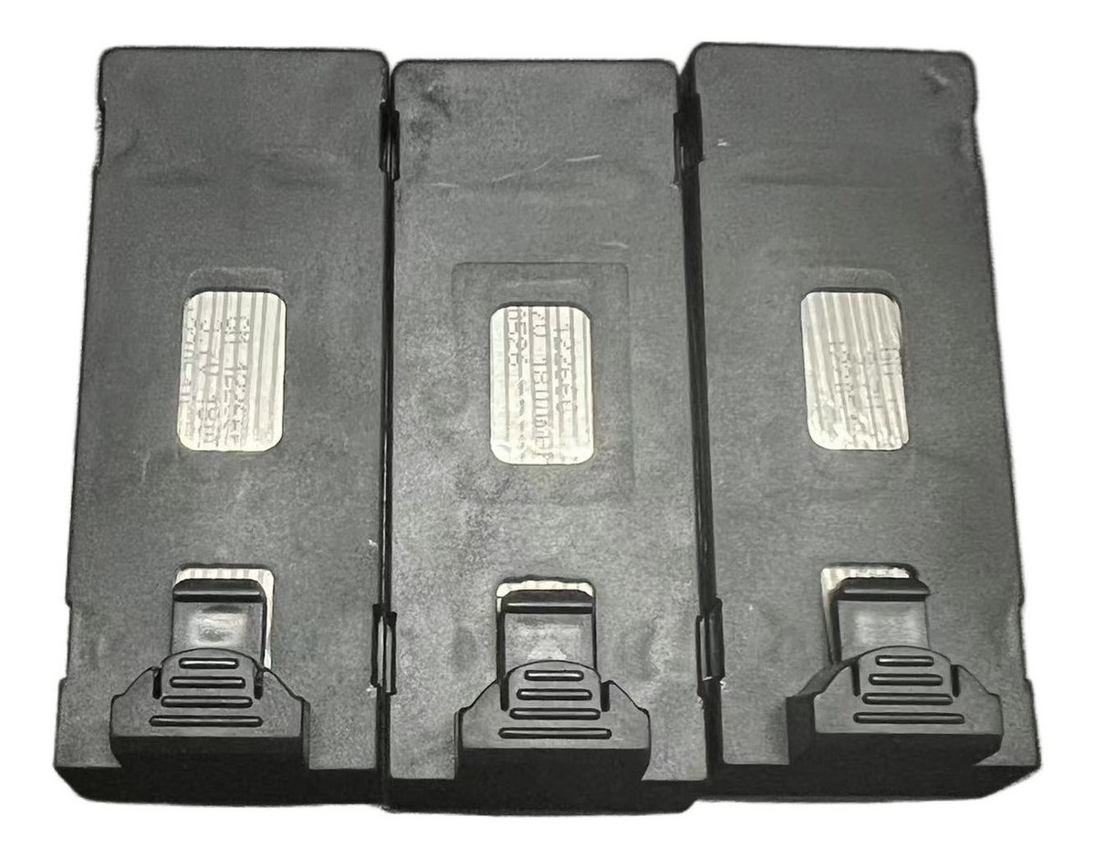 Kit 3 Drone Baterias E88 E E88 Pro 3.7v 600mah - Imagem 3