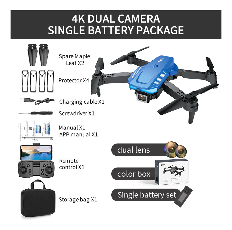 Aeronave Dobrável F185pro Mini Drone 4k - Imagem 6